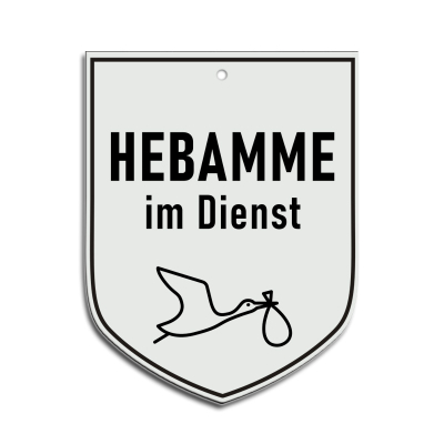 Hebamme im Dienst